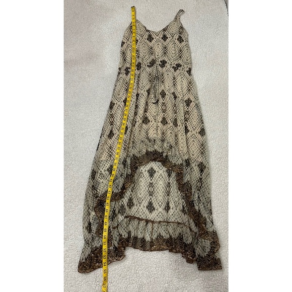 NWT LAVENDER BROWN Elegant Sleeveless Patterned Dress - Picture 10 of 10